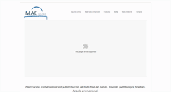 Desktop Screenshot of maeseisbolsas.com